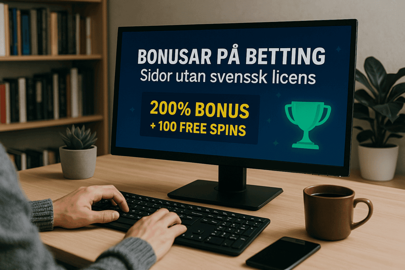Bonusar pĂ„ bettingsidor utan svensk licens â free spins och vĂ€lkomsterbjudanden