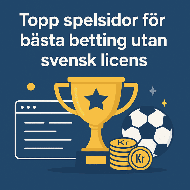 Topp bettingsidor utan svensk licens med höga odds och snabba uttag 2025